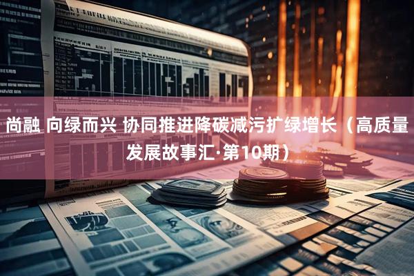 尚融 向绿而兴 协同推进降碳减污扩绿增长（高质量发展故事汇·第10期）