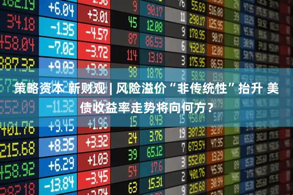 策略资本 新财观 | 风险溢价“非传统性”抬升 美债收益率走势将向何方？